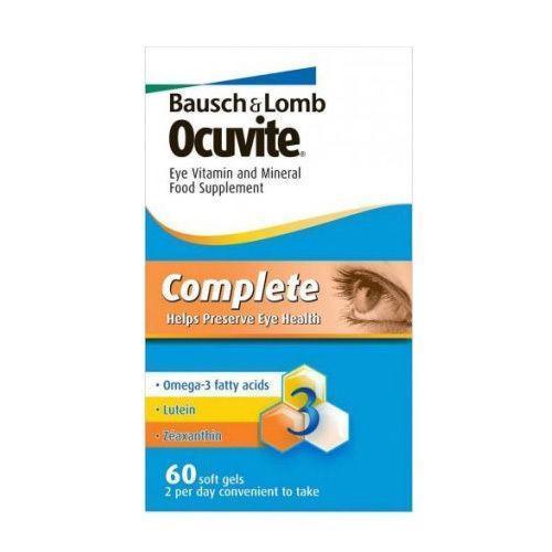 Ocuvite Complete Eye Supplement/Vitamins(DHA, Lutein, & Zinc ...