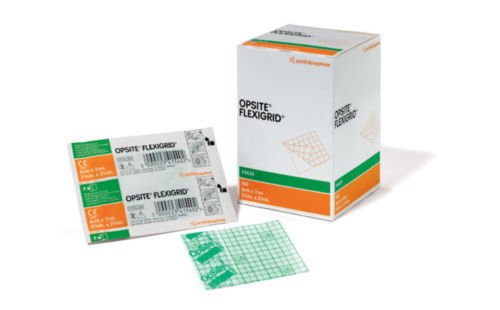 OpSite Flexigrid Adhesive Film Dressings 6cm x 7cm -   Smith & Nephew EasyMeds Pharmacy