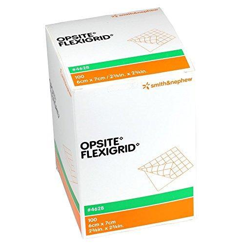 Flexigrid OpSite Flexigrid Adhesive Film Dressings 6cm x 7cm x 100 - Dressings ...