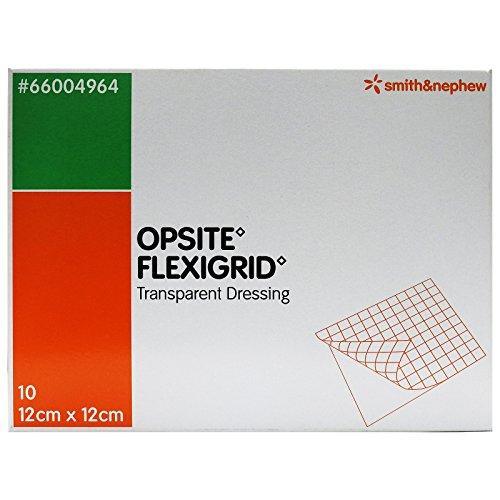 Flexigrid Opsite FlexiGrid Water Resistant Film Dressings 12cm x 12cm x 10 ...