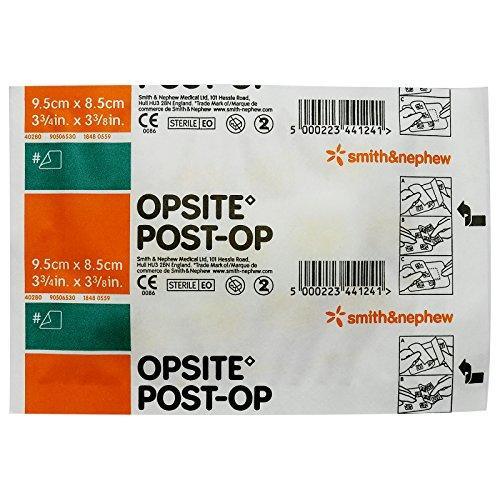 Transparent Op Opsite Post Op Transparent Water Resistant Dressings 8.5cm x 9.5cm x 10