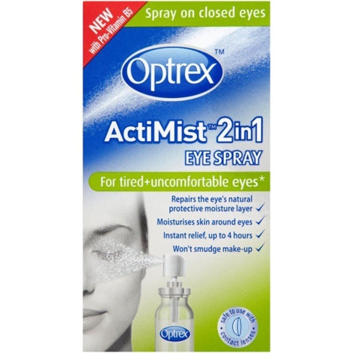 Optrex Actimist 2in1 Tired + Uncomfortable Eye Spray 10ml | EasyMeds Pharmacy