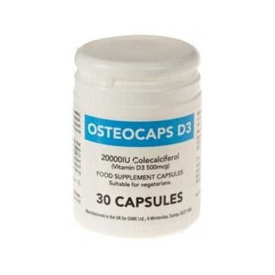 Osteocaps D3 20000IU Capsules x 30 Vitamin D3 Colecalciferol Supplement | EasyMeds Pharmacy