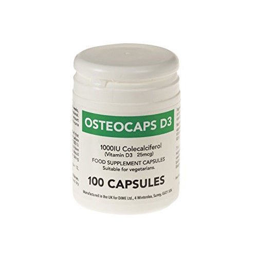 Osteocaps Vitamin D3 Colecalciferol Supplement 1000iu x 100 Capsules -   Osteocaps EasyMeds Pharmacy