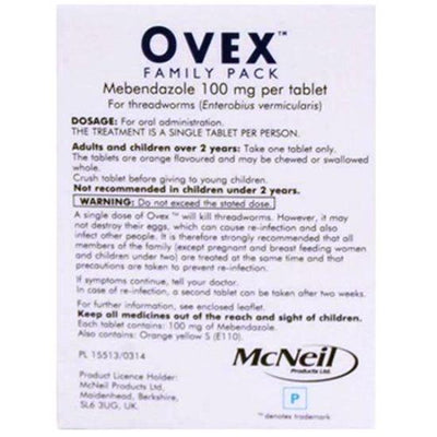 Ovex Family Pack - 4 Single Treatments | EasyMeds Pharmacy