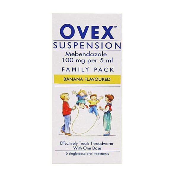 Ovex Suspension 30ml Family Pack (Banana Flavour) -   Ovex EasyMeds Pharmacy