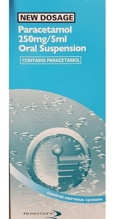 Paracetamol Six Plus Suspension 250mg/5ml 100ml -   Rosemont EasyMeds Pharmacy