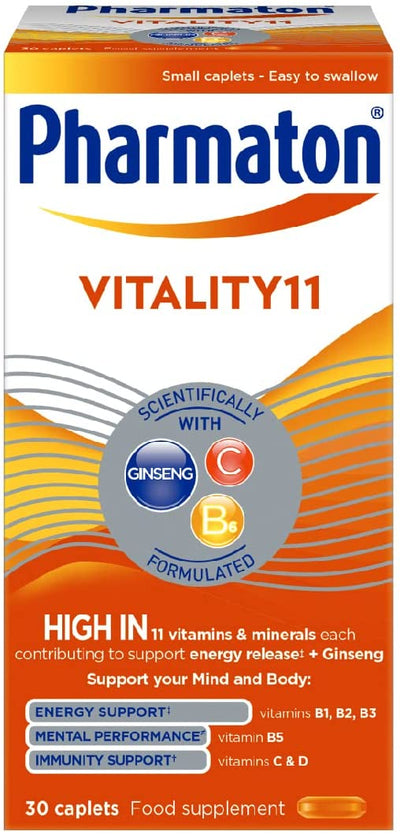 Pharmaton Advance/Vitality Multivitamin and Mineral Caplets 30 x 3 Packs | EasyMeds Pharmacy