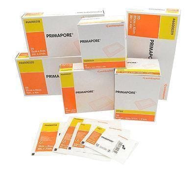 PRIMAPORE Adhesive Non-Woven Absorbent Wound Dressings 15cm x 8cm x20 | EasyMeds Pharmacy