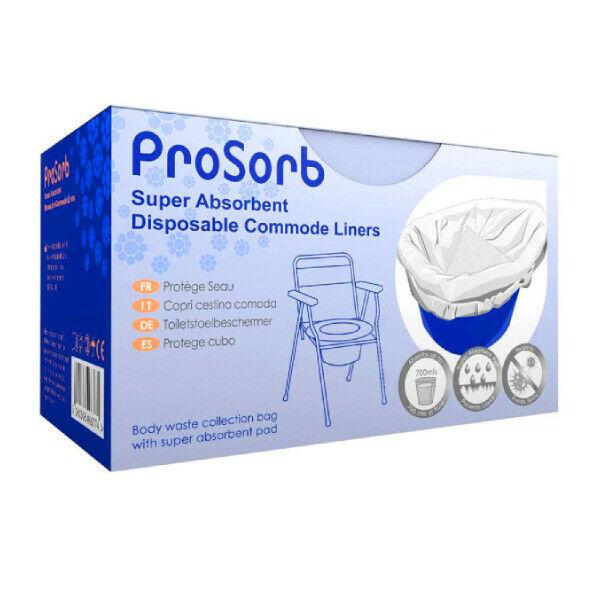 Prosorb Super Absorbent Disposable Commode Bed Pan Liners x 20 | EasyMeds Pharmacy