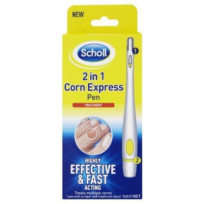 Scholl Corn Express Pen 1ml Relief 2-in-1 -   Scholl EasyMeds Pharmacy