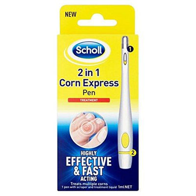 Scholl Corn Express Pen 1ml Relief 2-in-1 -   Scholl EasyMeds Pharmacy