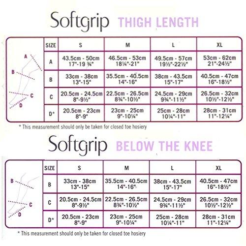 Scholl Softgrip  CL1 Thigh Closed Toe Compression Stockings Natural XL -   Scholl EasyMeds Pharmacy