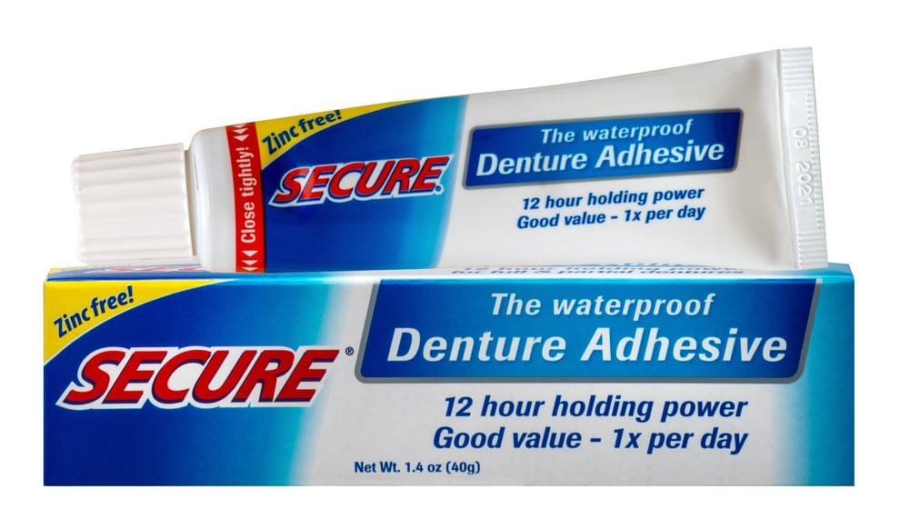 Secure Denture Adhesive Bonding Cream 40g x 8 Packs | EasyMeds Pharmacy