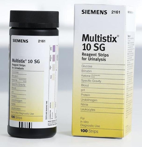 Siemens Multistix 10 SG Professional Urine Test Strips x 100 (Exp Jan 2024) | EasyMeds Pharmacy
