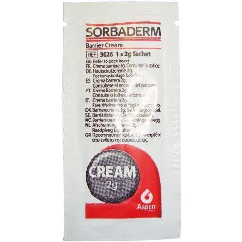Sorbaderm Barrier Cream Sachets x 20 x 2g -   Aspen Medical EasyMeds Pharmacy