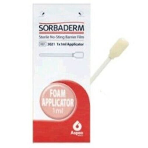 Sorbaderm Barrier Film Foam Applicator 1ml x 5 -   Aspen Medical EasyMeds Pharmacy