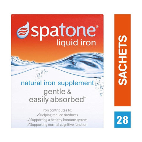 Spatone Natural Liquid Iron Supplement Original 20ml Sachets x 28 | EasyMeds Pharmacy