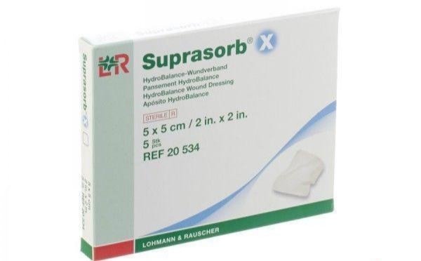 Suprasorb X Hydrobalance Wound Dressing 5cm x 5cm -   L&R Medical EasyMeds Pharmacy