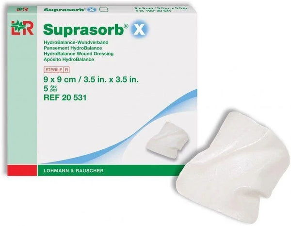 SUPRASORB X HydroBalance Tamponade 2x21cm | 5 pièces main image 0