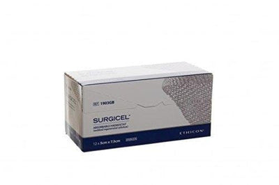 Surgicel Gauze 5cm x 7.5cm x 12 -   JOHNSON & JOHNSON MEDICAL LTD EasyMeds Pharmacy