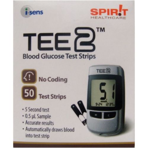 TEE2 Blood Glucose Test Strips x 50 | EasyMeds Pharmacy