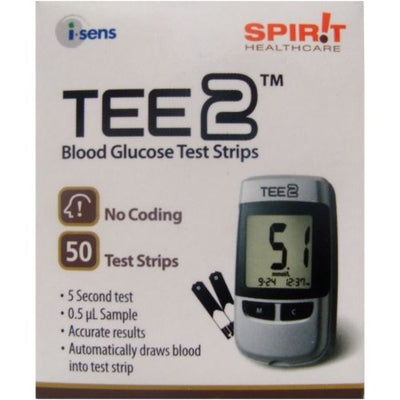 TEE2 Blood Glucose Test Strips x 50 -   TEE2 EasyMeds Pharmacy