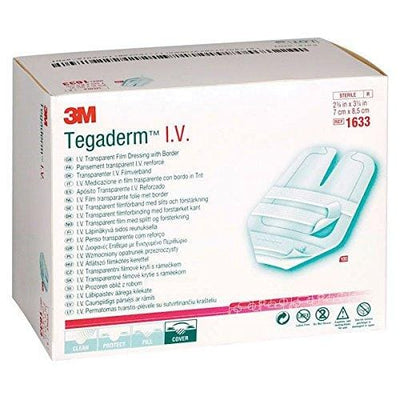 Tegaderm I.V Sterile Film Dressing With Securing Tape 7.5cm x 8.5cm [Pack Of 50] | EasyMeds Pharmacy