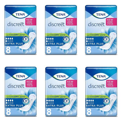 TENA Lady Discreet Extra Plus Pads - 12 Packs of 8 - Free UK P&P | EasyMeds Pharmacy