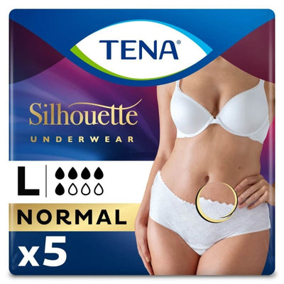 Tena Lady Silhouette Pants Normal Large - 6 Packs of 5 (Incontinence Pants) | EasyMeds Pharmacy