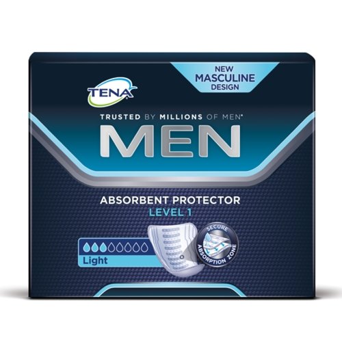 Tena Men Absorbent Pads Level 1 - Pack of 12 -   Tena EasyMeds Pharmacy