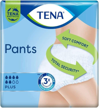 Tena Pants Plus XL Incontinence pants x 12 -   Tena Pants Plus EasyMeds Pharmacy