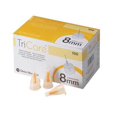 Tricare 31Gauge Pentips Needles 8mm x 100 | EasyMeds Pharmacy