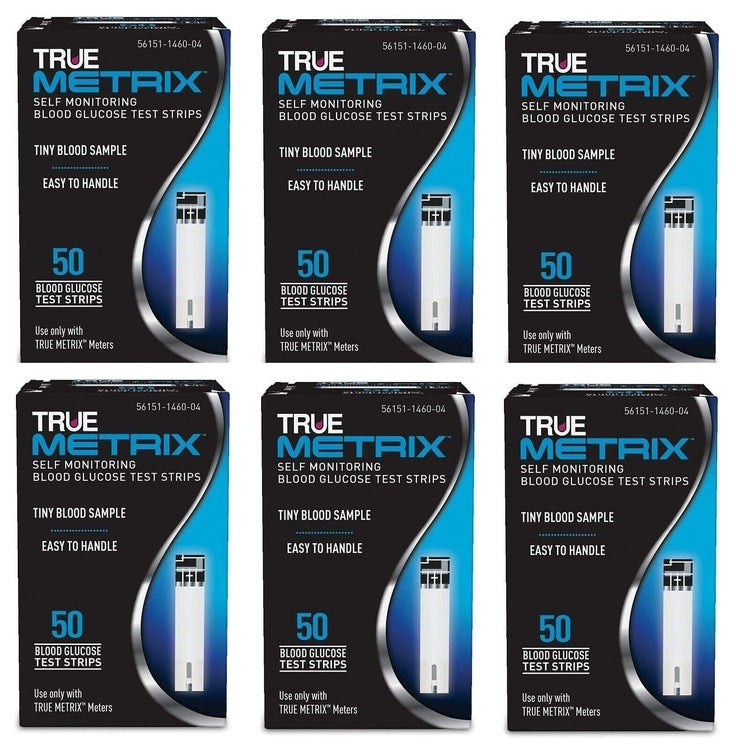 True Metrix Blood Glucose Test Strips x 300 (50 x 6) -   True Metrix EasyMeds Pharmacy