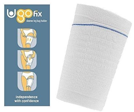 Ugo Fix Sleeve Catheter Bag Sleeve for Urine/Drainage Bags Pack of 4 (M 36-55cm) -   Ugo Fix EasyMeds Pharmacy